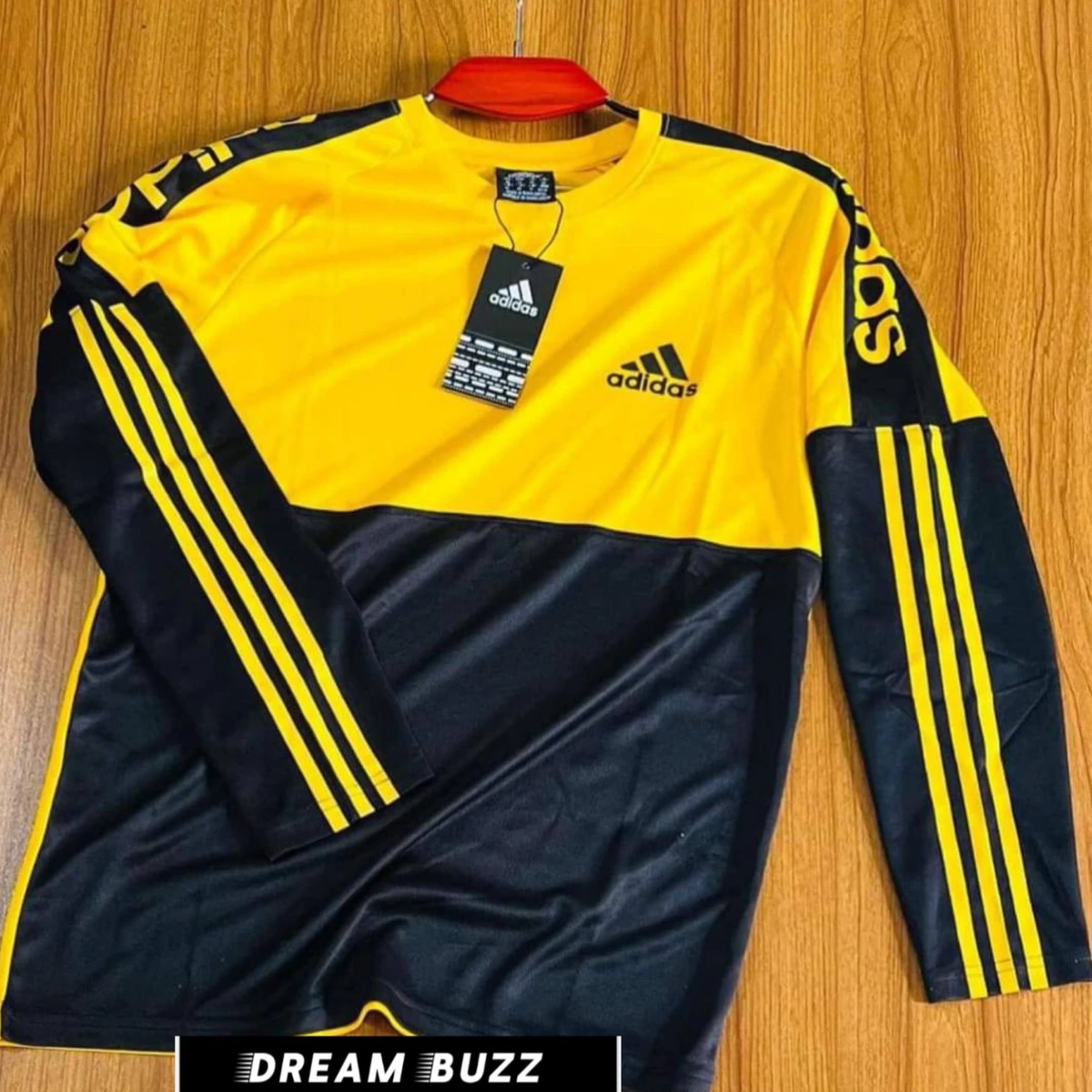 Adidas Premium Full Sleeve T-shirt Yellow 2