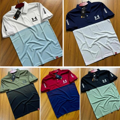 5pcs Premium quality sports polo t-shirt