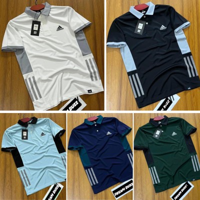 5pcs Premium quality sports polo t-shirt