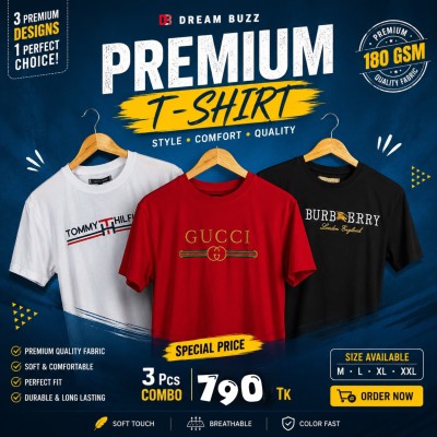 3PCS T-Shirt Combo