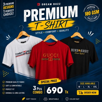 3PCS T-Shirt Combo