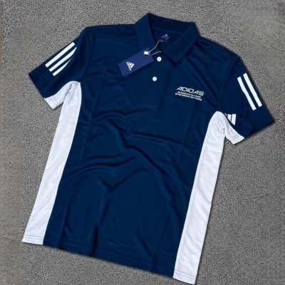 Men's ad-sports-polo-t-shirt-Navy blue