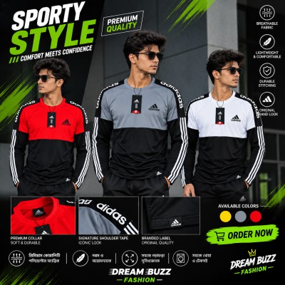 3 PIS AD FULL SLEEVE JERSEY T-SHIRT COMBO