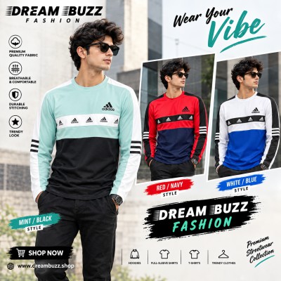 3 PIS AD FULL SLEEVE JERSEY T-SHIRT COMBO