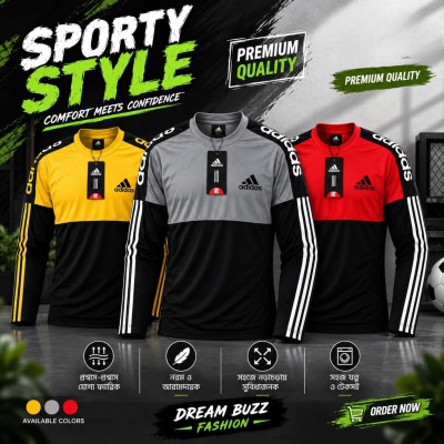 3 PIS AD FULL SLEEVE JERSEY T-SHIRT COMBO