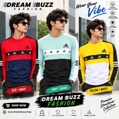 3 PIS AD FULL SLEEVE JERSEY T-SHIRT COMBO