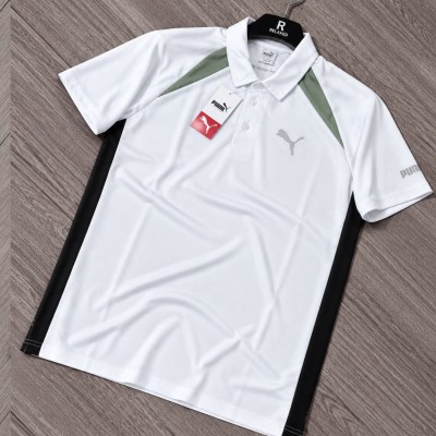 Men's-sports-polo-t-shirt-White-pu