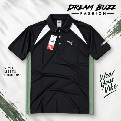 Men's -sports-polo-t-shirt-Black-pu