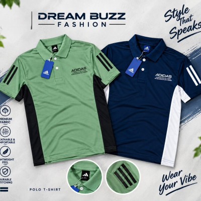 2PCS -Ad-sports-polo-Lemon&royel blu