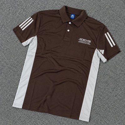 Men's ad-sports-polo-t-shirt-coffee