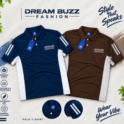 2PCS -Ad-Sports-Polo-coffee&blu