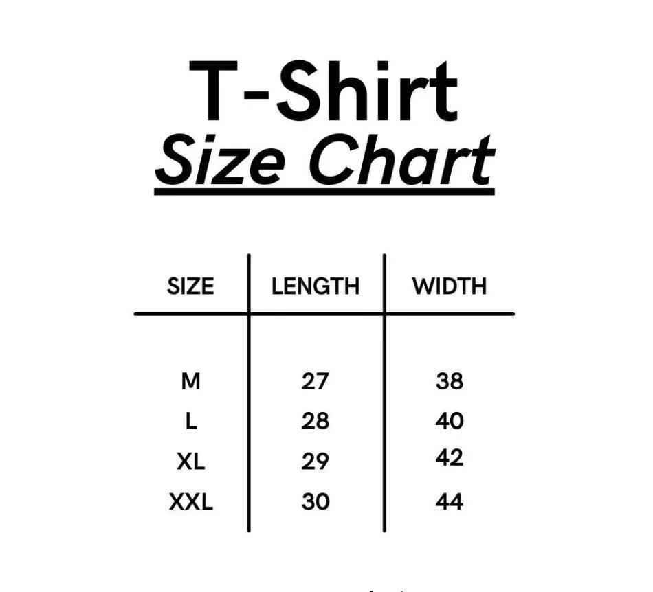 Size chart for Mens premium-quality-sports-polo-t-shirt